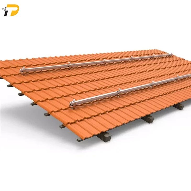 Solar Glazed Tile Roof Mounting